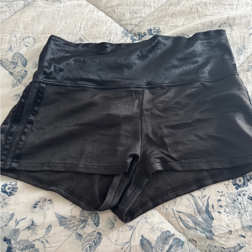 La Perla Shiny Black Athletic Shorts
